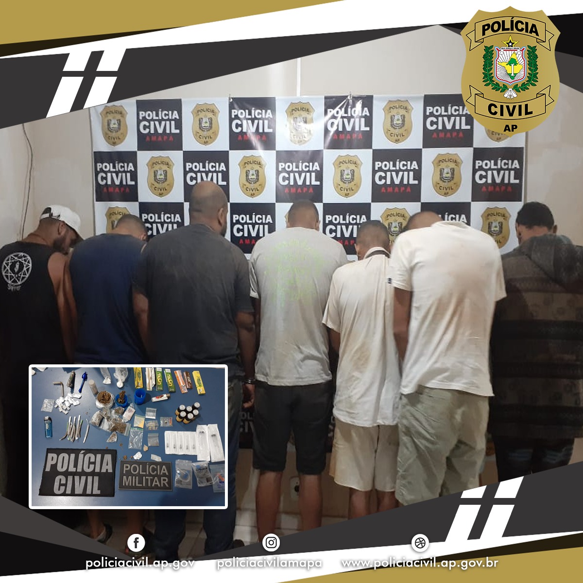 POLÍCIAS CIVIL E MILITAR CUMPREM MANDADO DE PRISÃO E APREENDEM DROGAS EM TARTARUGALZINHO
